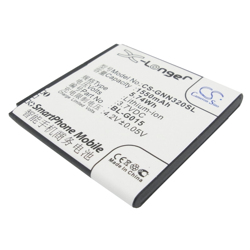 Batterier till mobiltelefoner GIONEE CS-GNN320SL