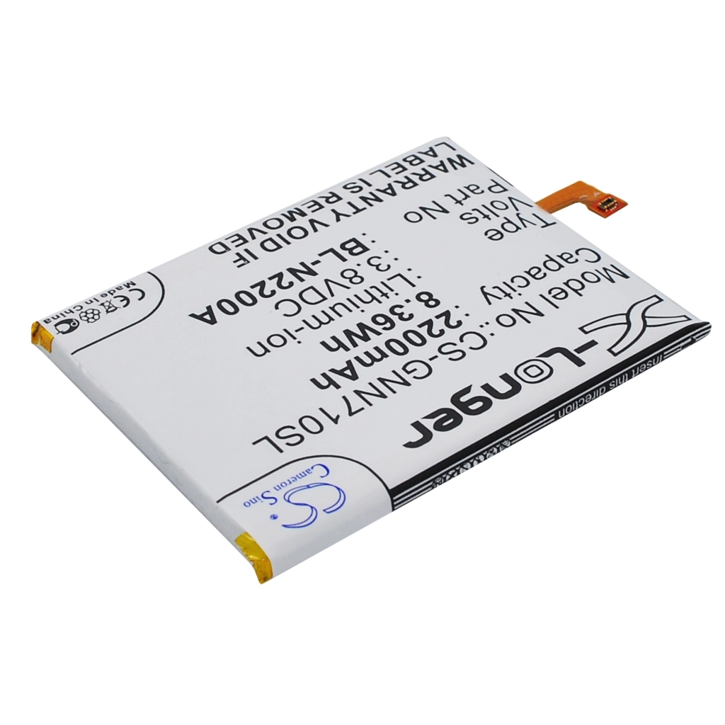 Batterier till mobiltelefoner GIONEE CS-GNN710SL