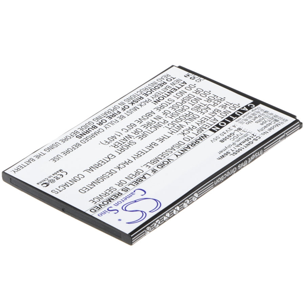 Batterier kompatibel med GIONEE T1 T1 CS-GNT100SL
