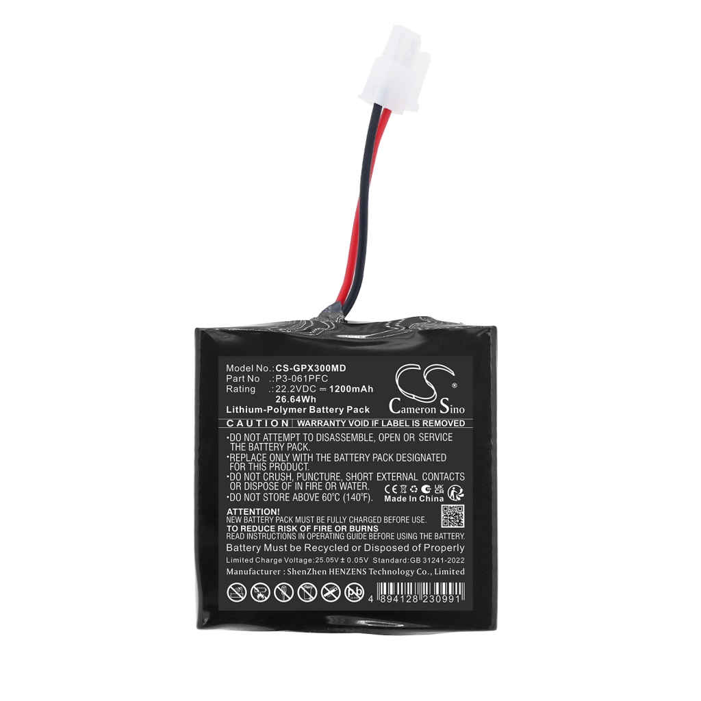 Batteri kompatibel med Genoray CS-GPX300MD