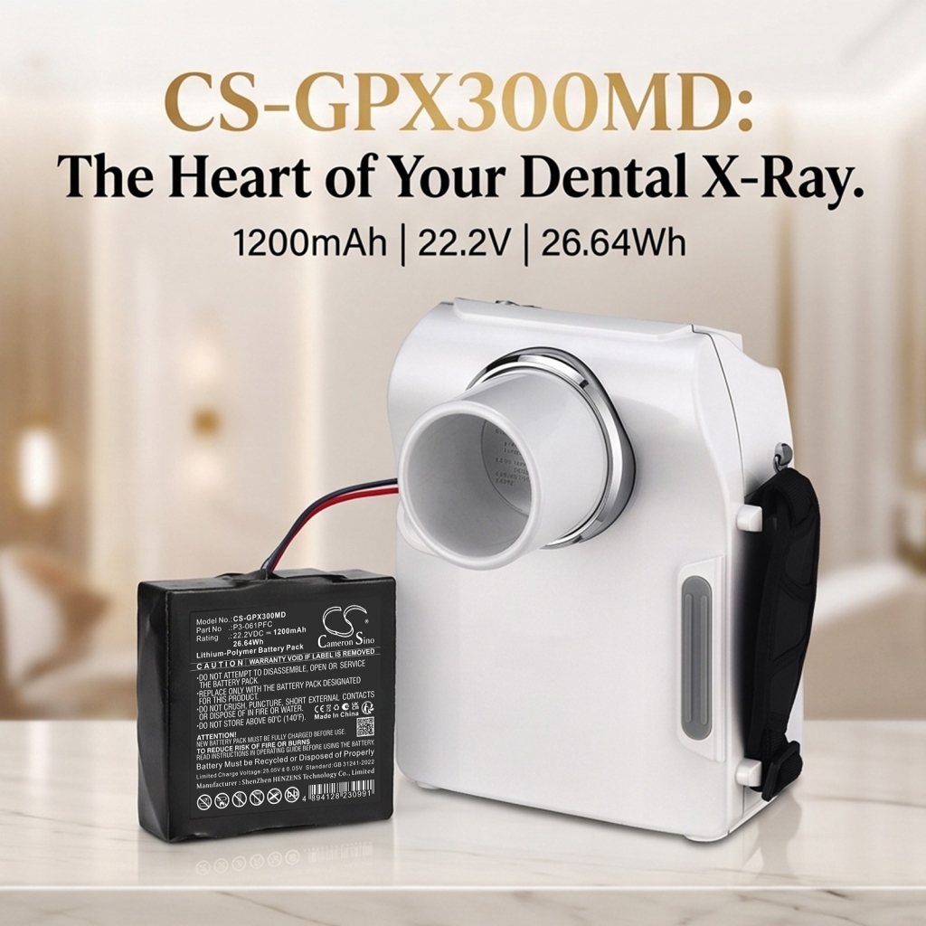Batteri kompatibel med Genoray CS-GPX300MD