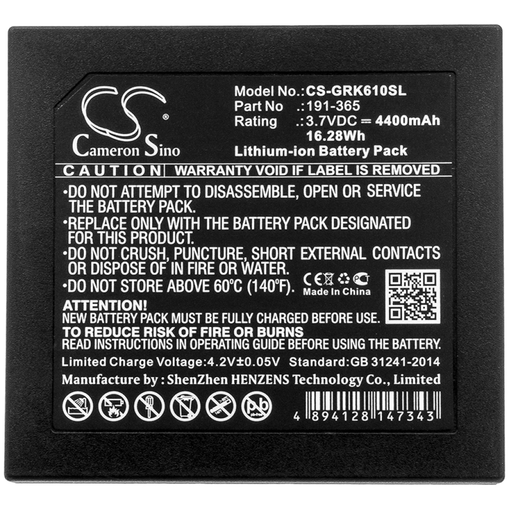 Batterier för verktyg Ge CS-GRK610SL