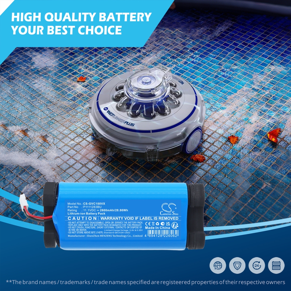 Vacuum Battery Gre electric CS-GVC100VX