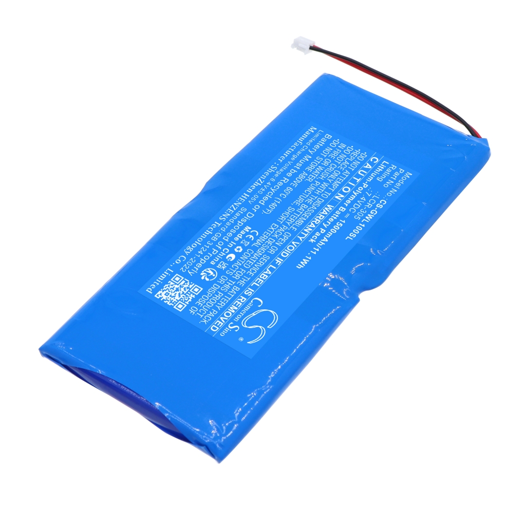 Batteri kompatibel med Gw instek CS-GWL100SL