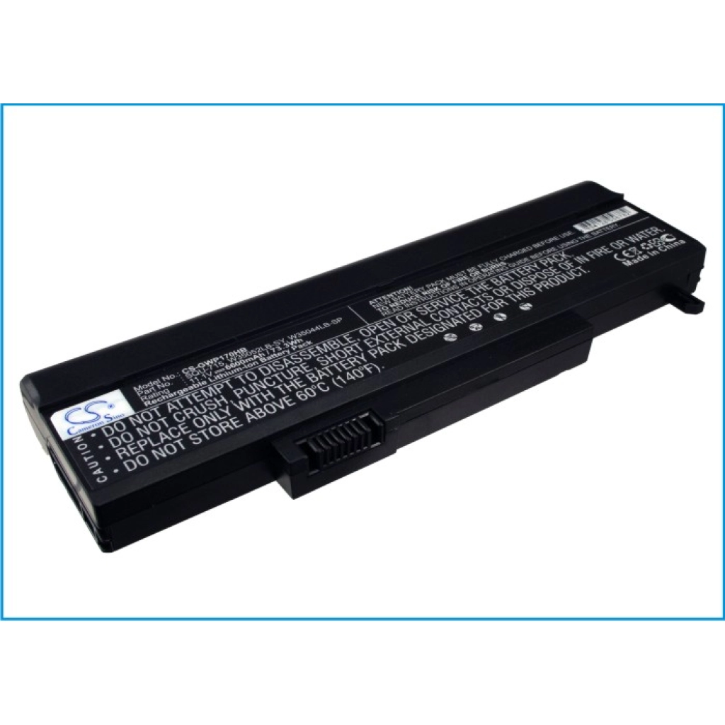 Batterier till bärbara datorer Gateway M52s