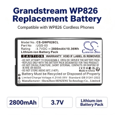 Kompatibel batteribyte för Grandstream UGS-03