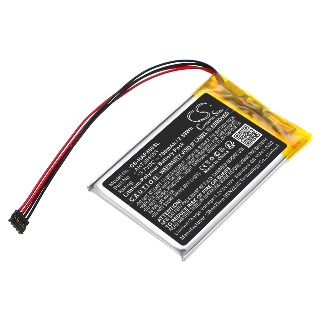 Batterier för förstärkare Hidizs CS-HAP800SL