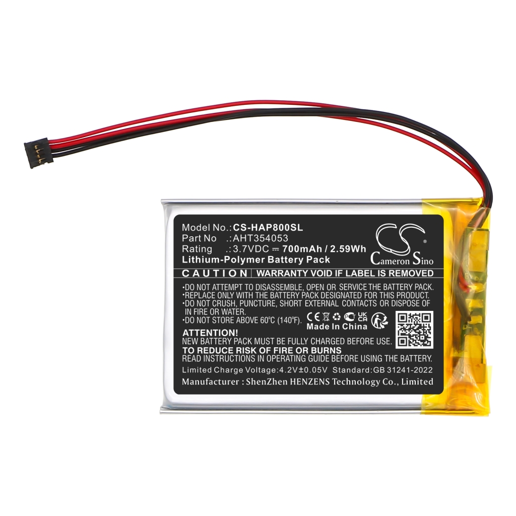 Batterier för förstärkare Hidizs CS-HAP800SL