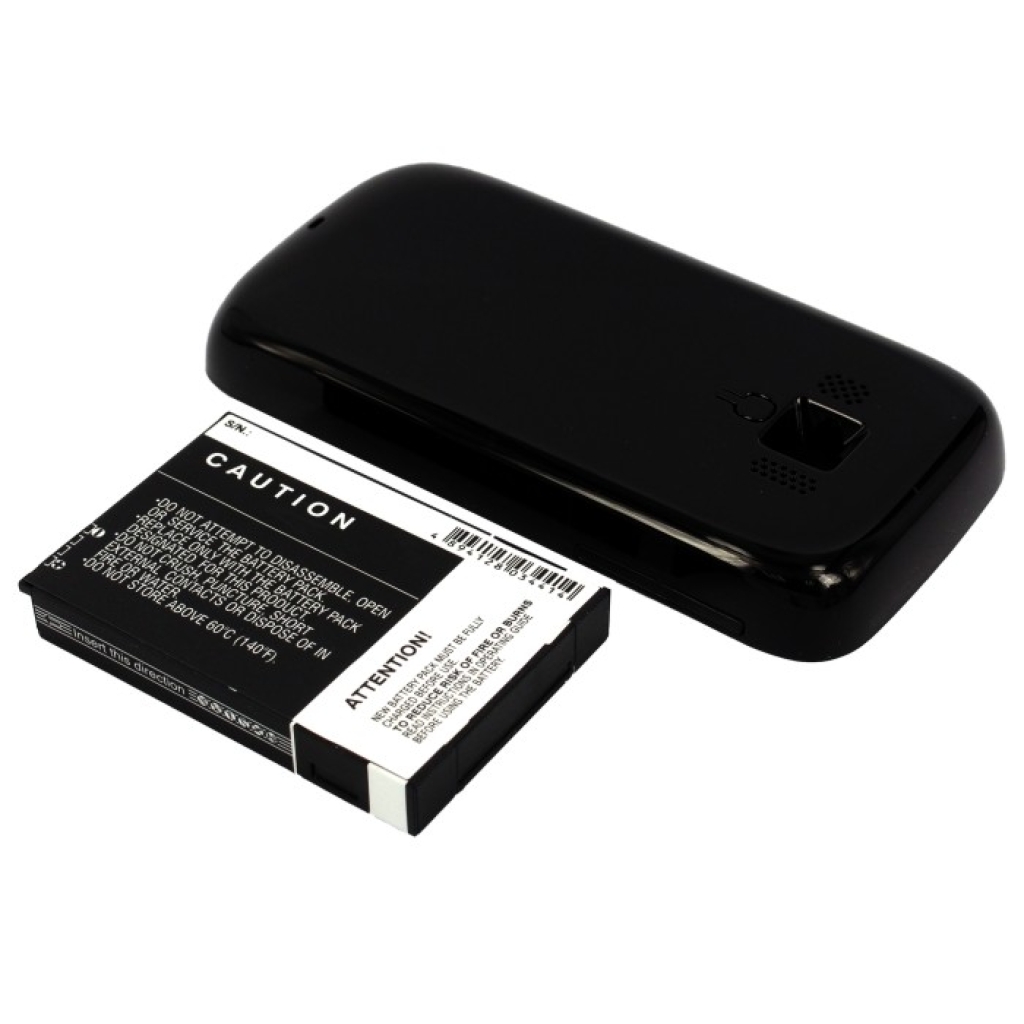 Cameron Sino X-Longer CS-HDP180BL etikettvy: 2800mAh, för HTC Smart, svart utökat bakstycke