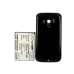 Cameron Sino X-Longer CS-HDP180BL sidovy: 2800mAh, för HTC Smart, batteri bredvid bakstycke, svart bakstycke