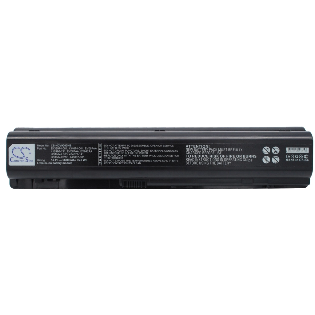 Batterier till bärbara datorer HP Pavilion dv9225US