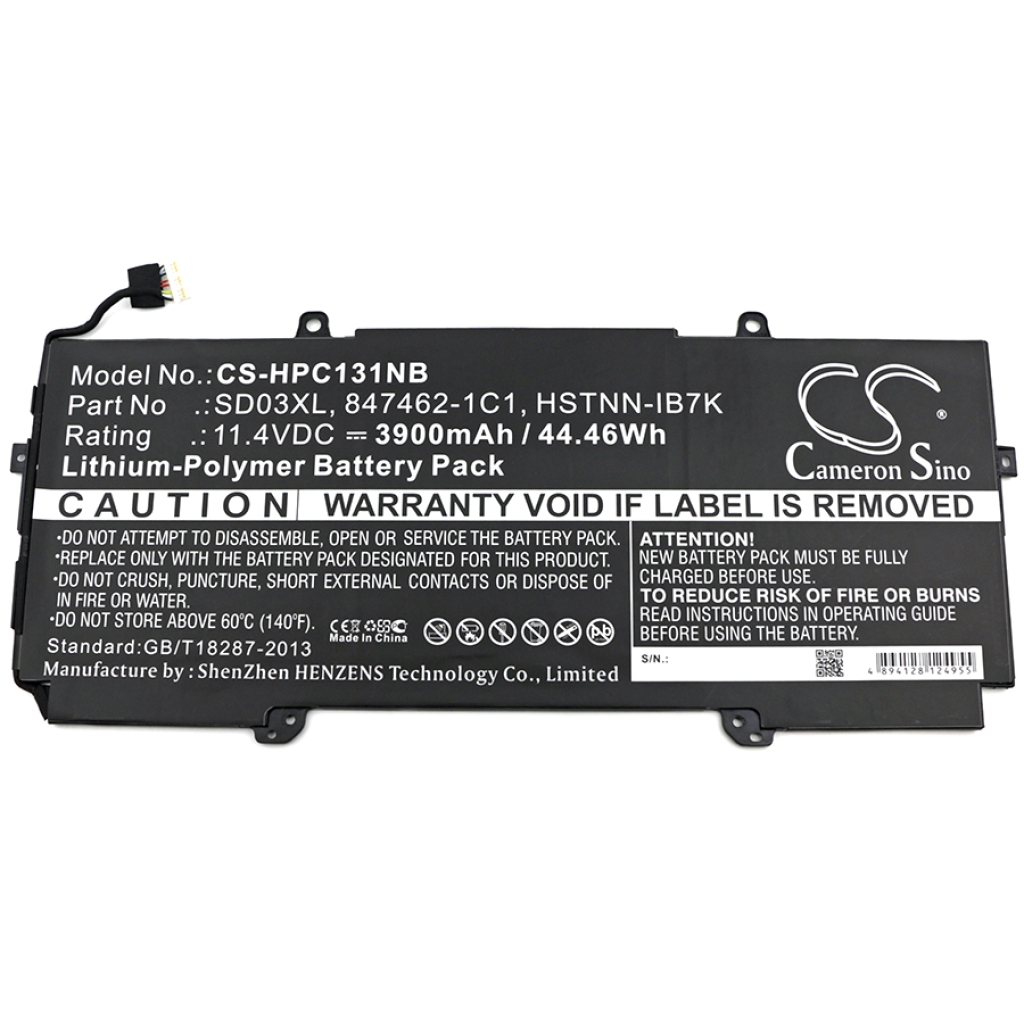 Batterier Ersätter SD03XL