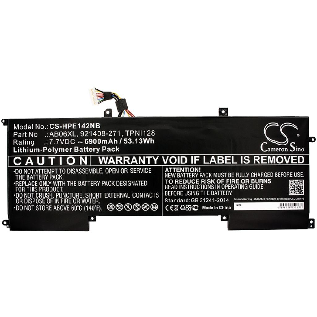Batterier till bärbara datorer HP CS-HPE142NB