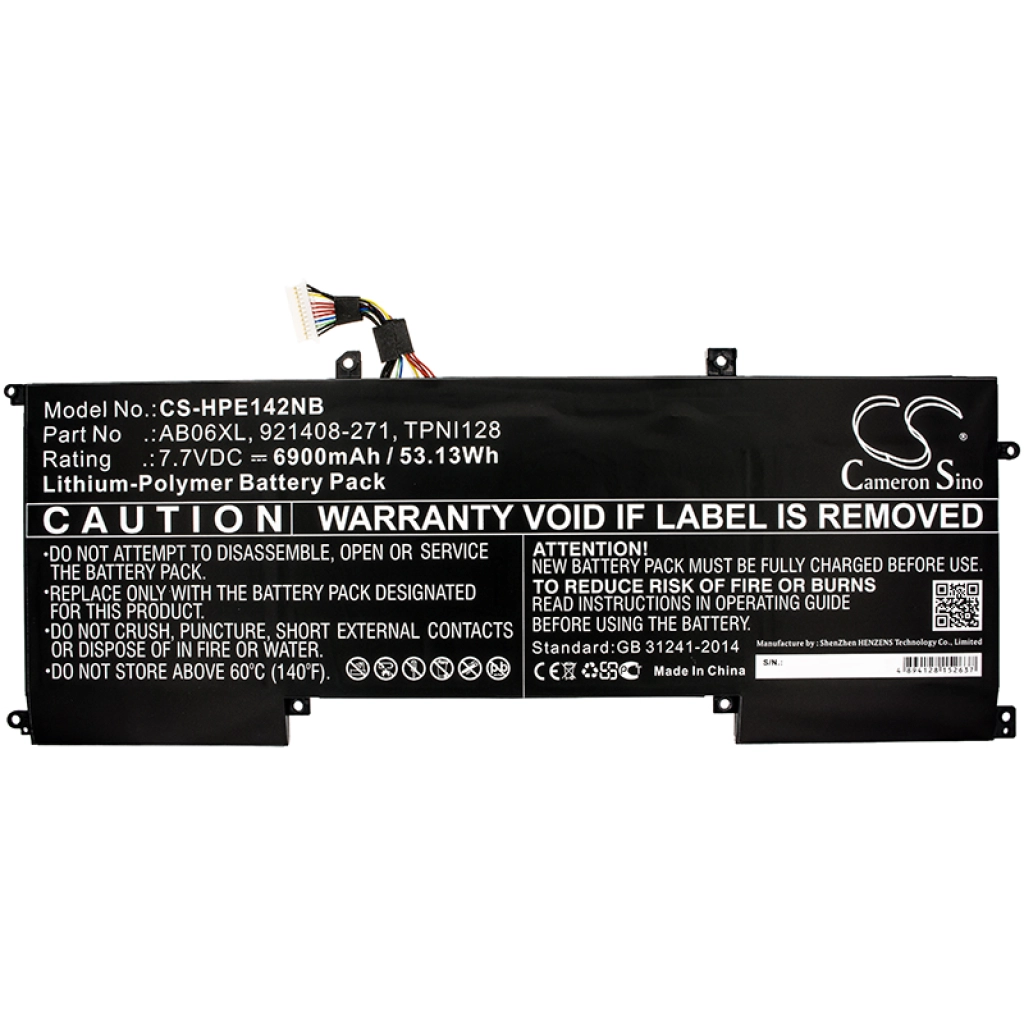 Batterier till bärbara datorer HP CS-HPE142NB