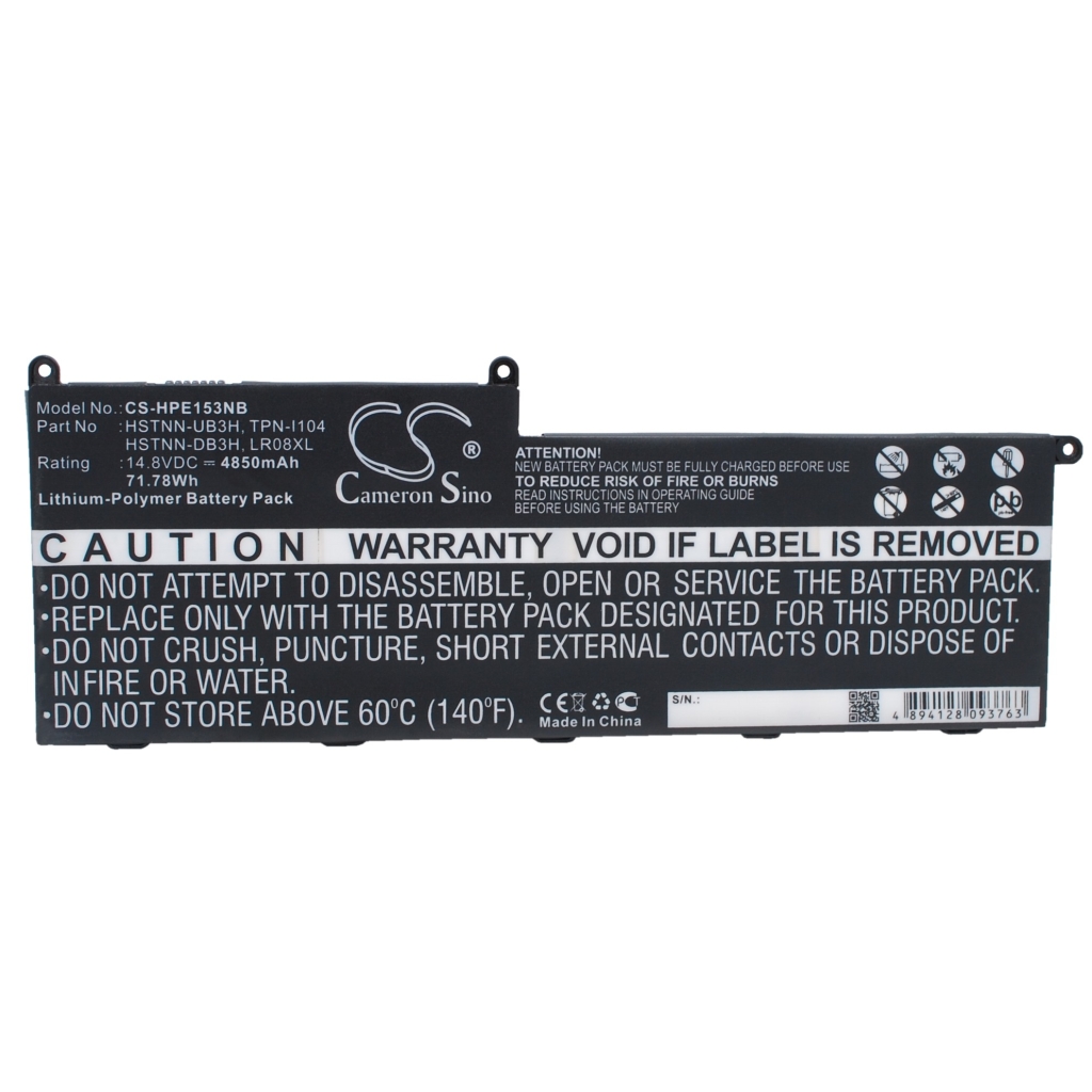 Batterier till bärbara datorer HP CS-HPE153NB