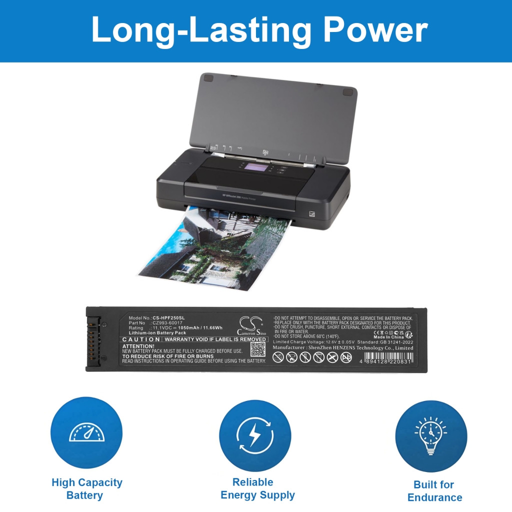 HP OfficeJet  258 Mobile Printer
