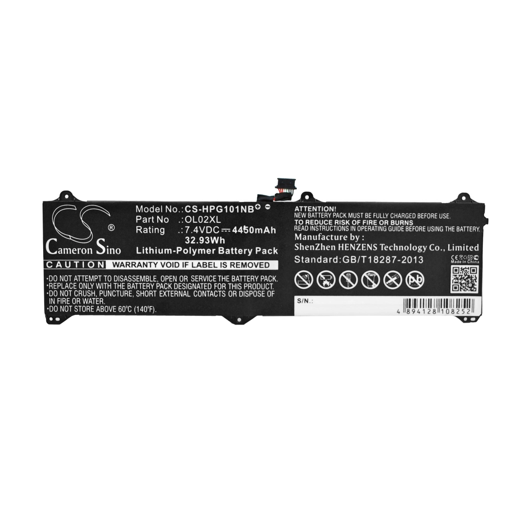 Batterier till bärbara datorer HP CS-HPG101NB