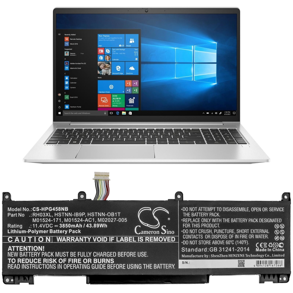 Batterier till bärbara datorer HP ProBook 650 G8