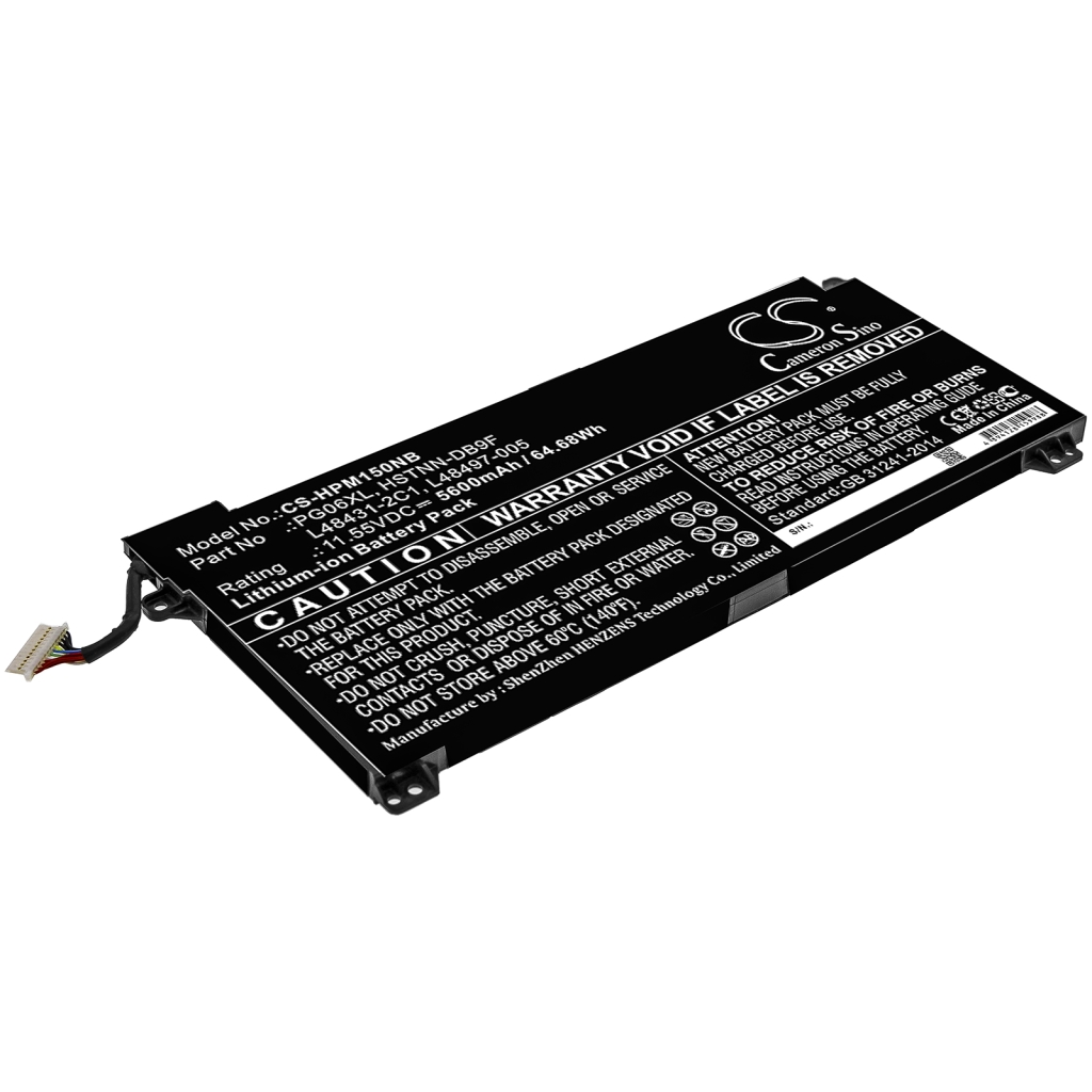 Batterier till bärbara datorer HP CS-HPM150NB