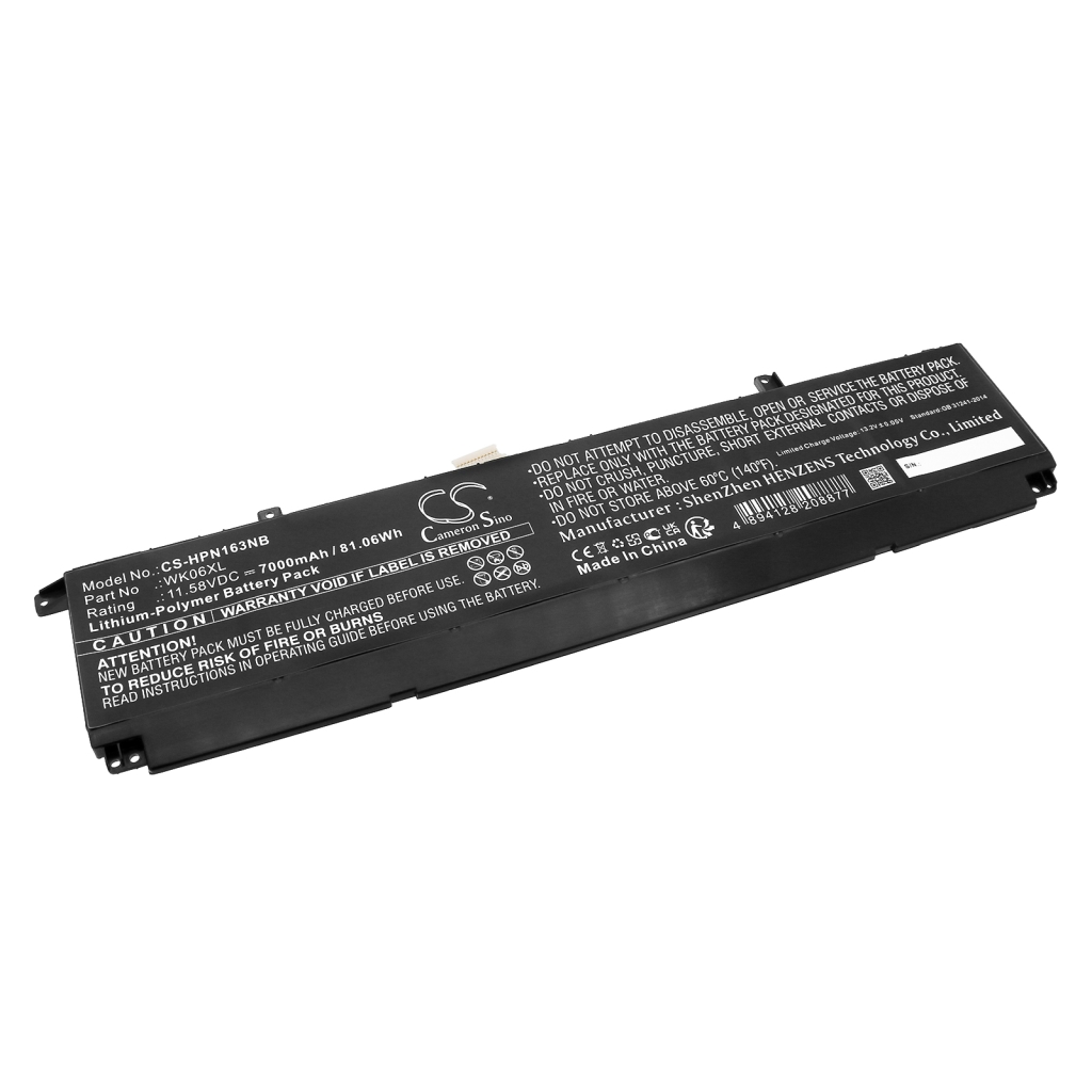 Batterier till bärbara datorer HP CS-HPN163NB