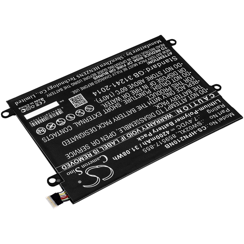 Batterier till bärbara datorer HP CS-HPN210NB