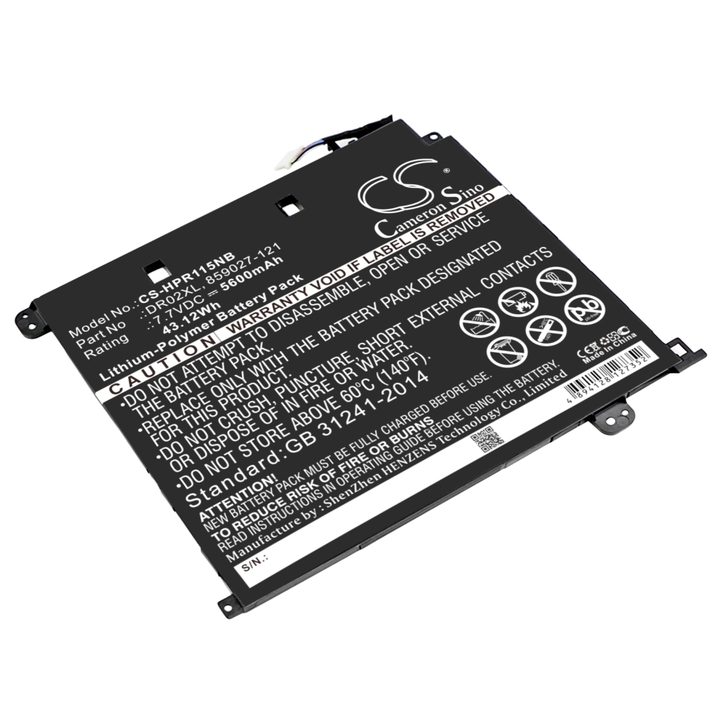 Batterier till bärbara datorer HP CS-HPR115NB
