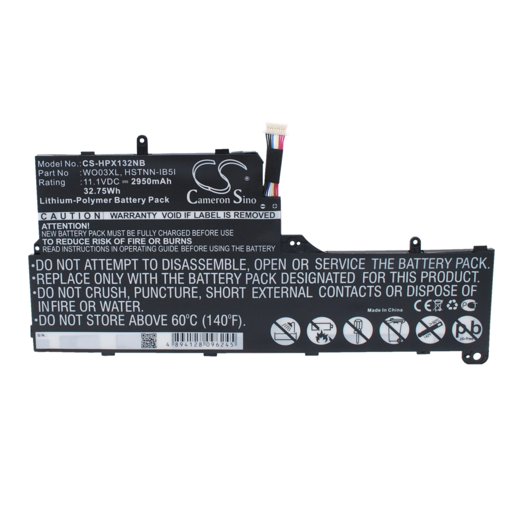 Batterier till bärbara datorer HP CS-HPX132NB