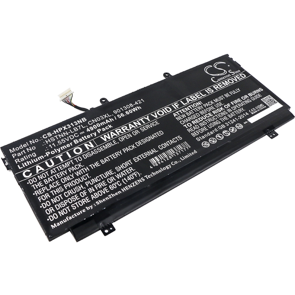 Batterier till bärbara datorer HP CS-HPX313NB