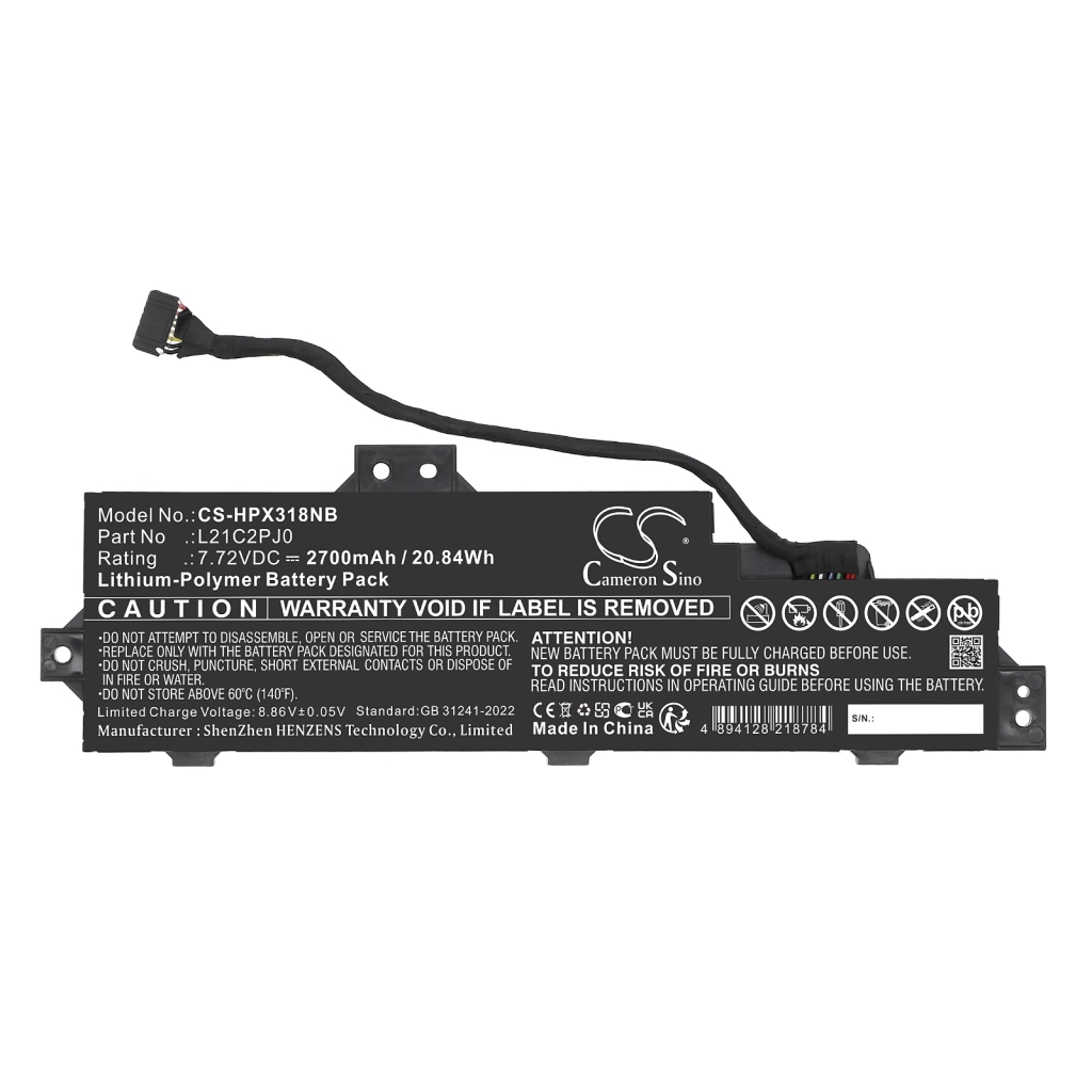 Batterier till bärbara datorer Lenovo CS-HPX318NB