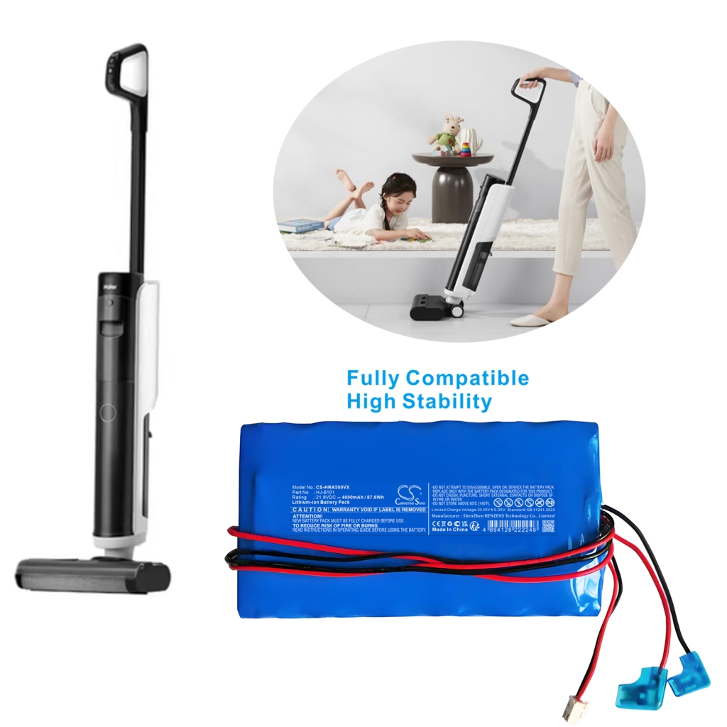 Batterier till dammsugare Haier CS-HRA500VX