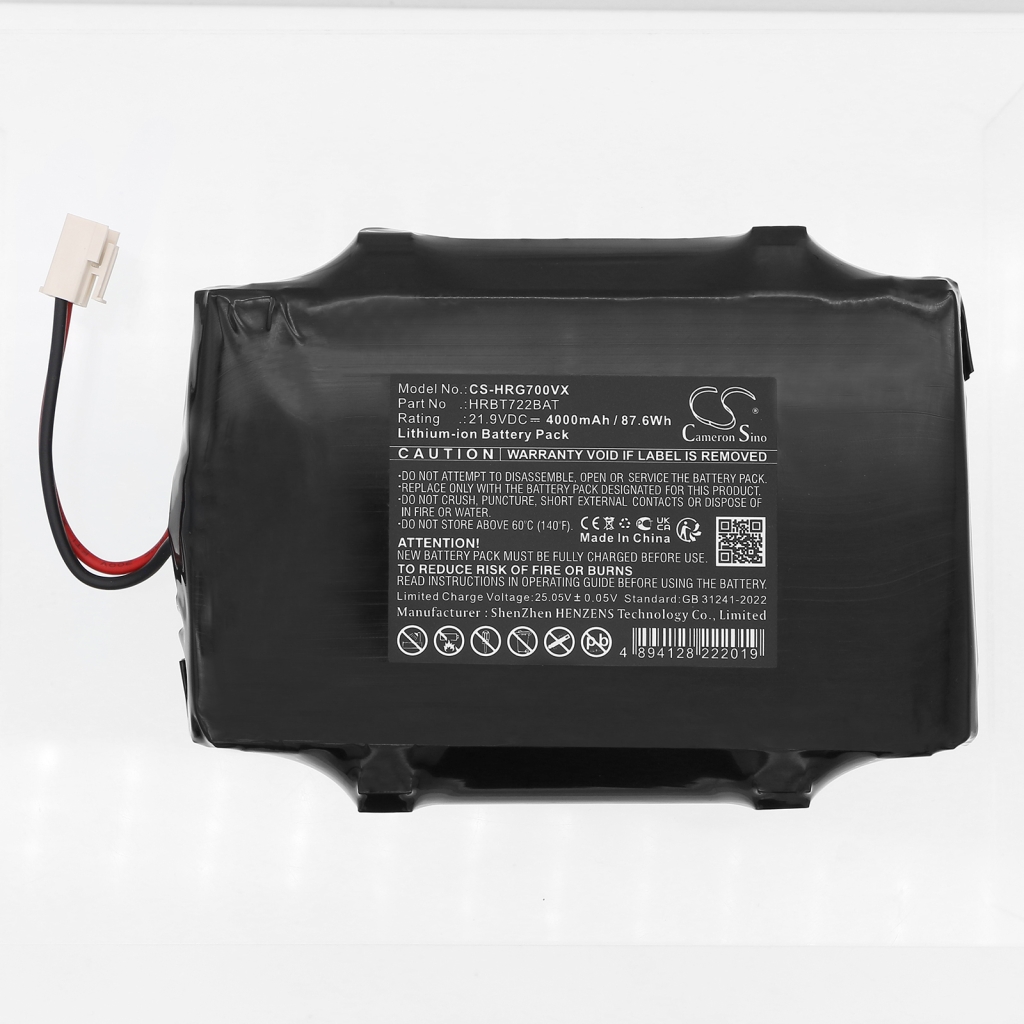 Battery Replaces HRBT722BAT