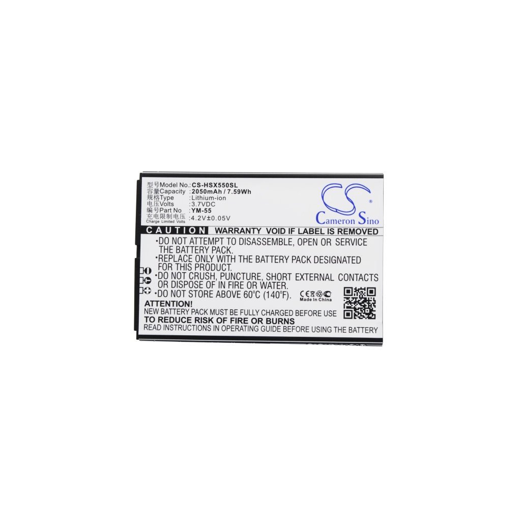 Batteri kompatibel med Hasee CS-HSX550SL