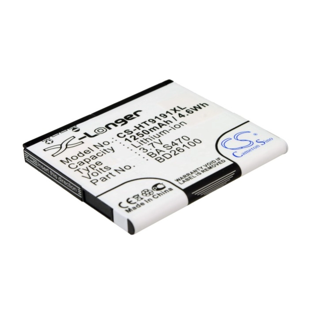 Batterier till mobiltelefoner HTC Desire HD