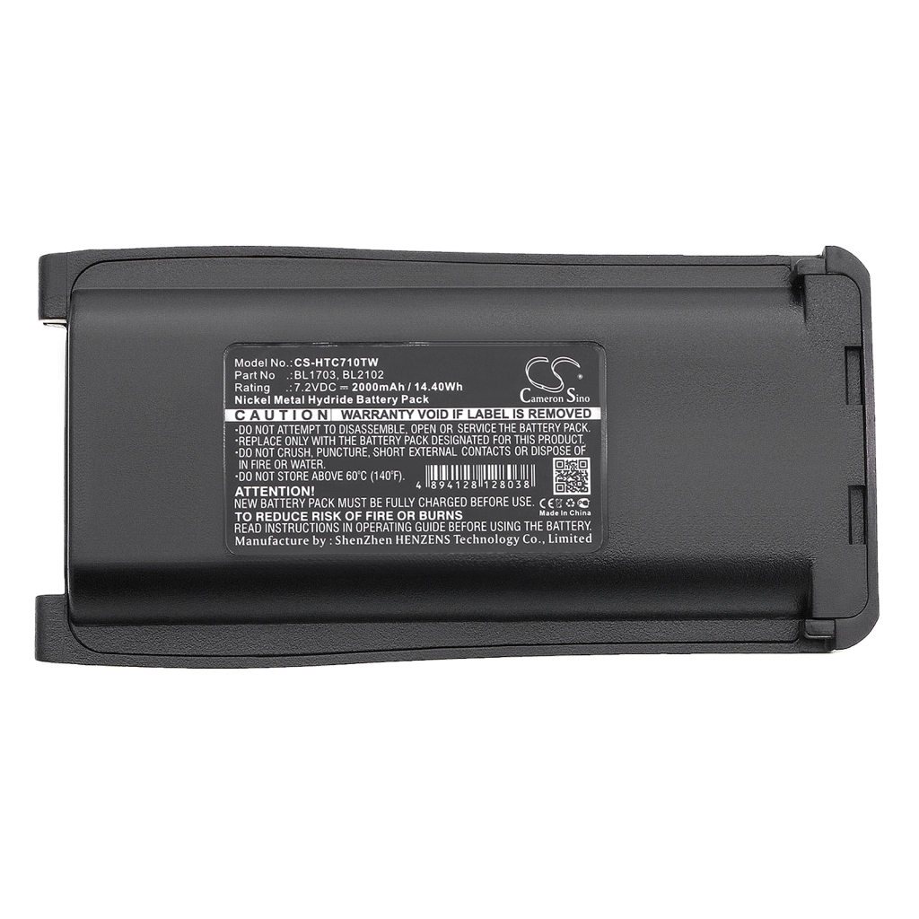 Batterier Ersätter BL1703Li