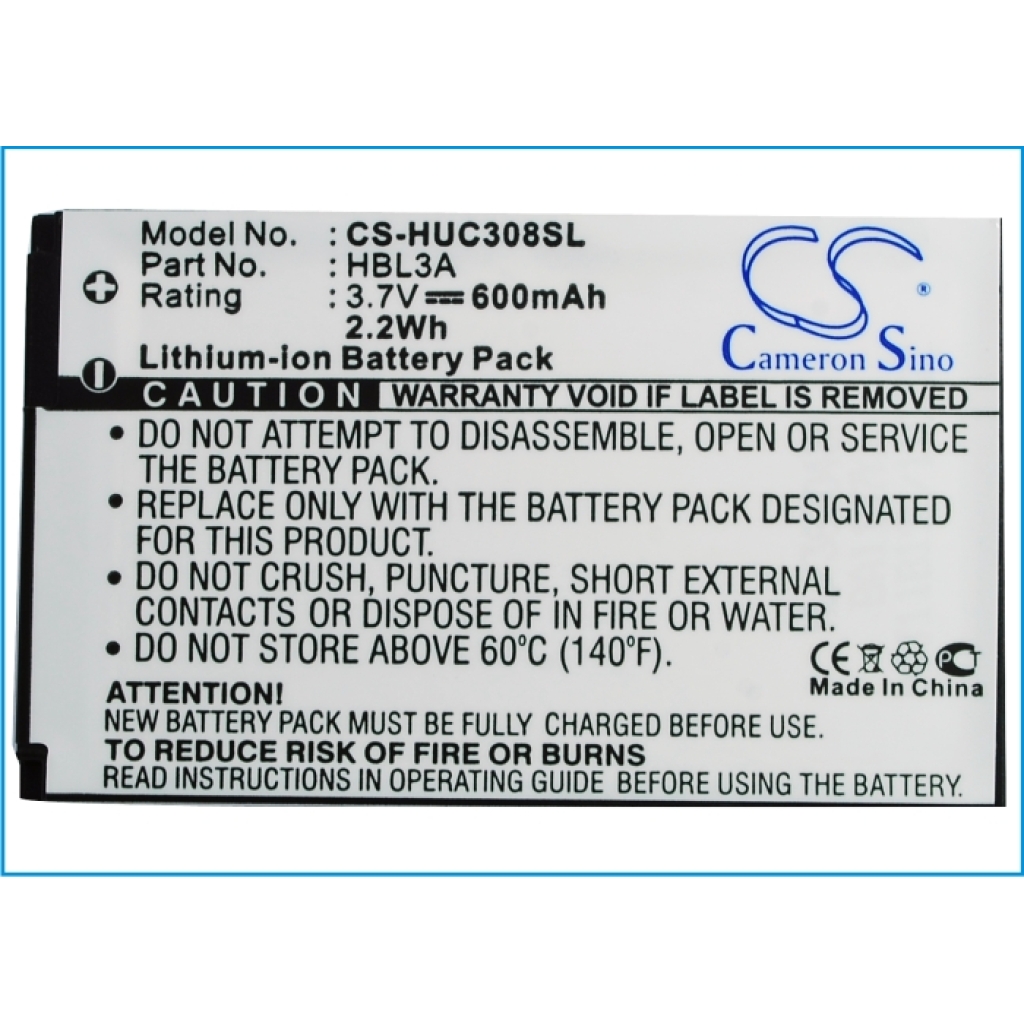 Batteri kompatibel med Huawei ESIA CS-HUC308SL