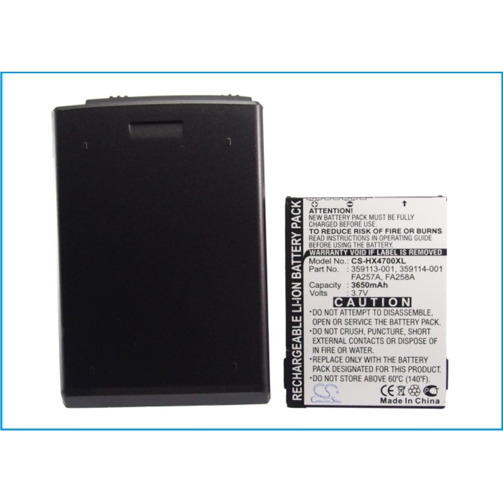 Batteri kompatibel med HP CS-HX4700XL