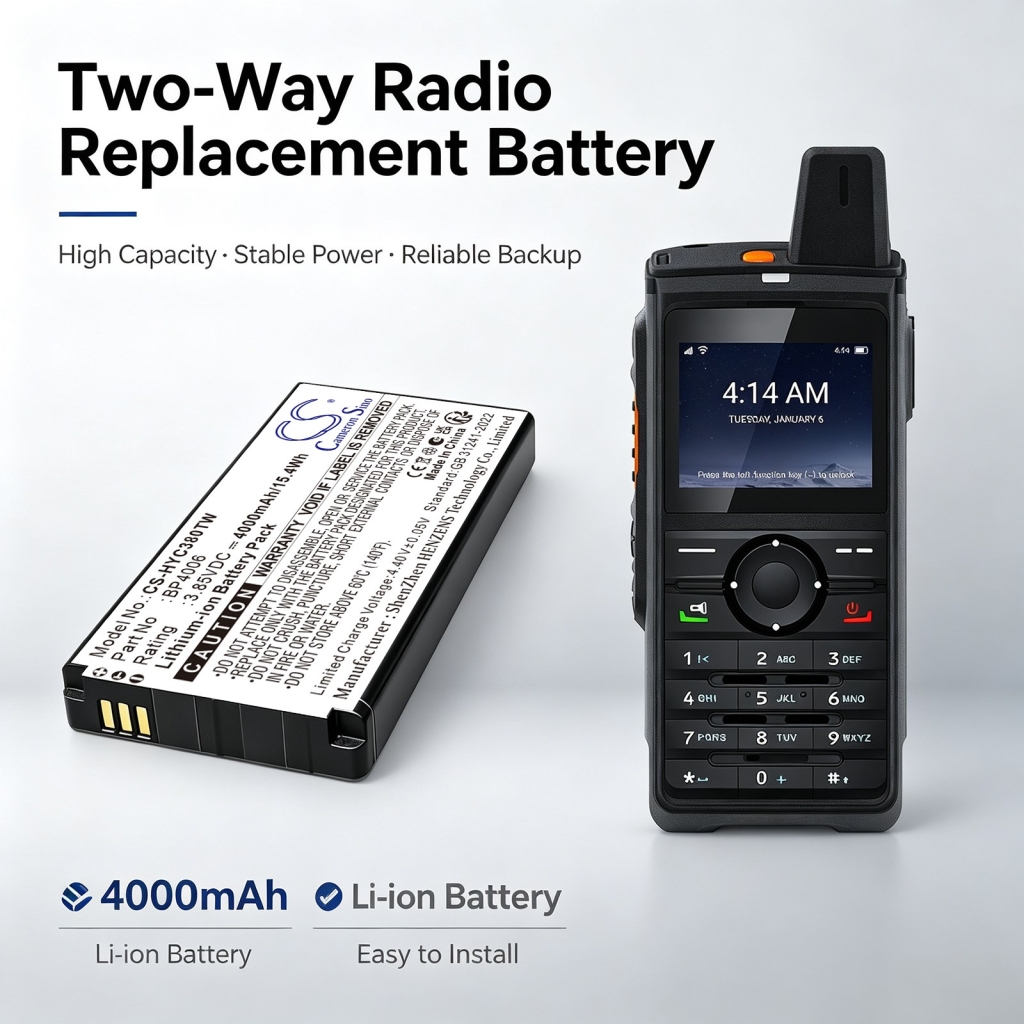 Batteri kompatibel med Hytera CS-HYC380TW