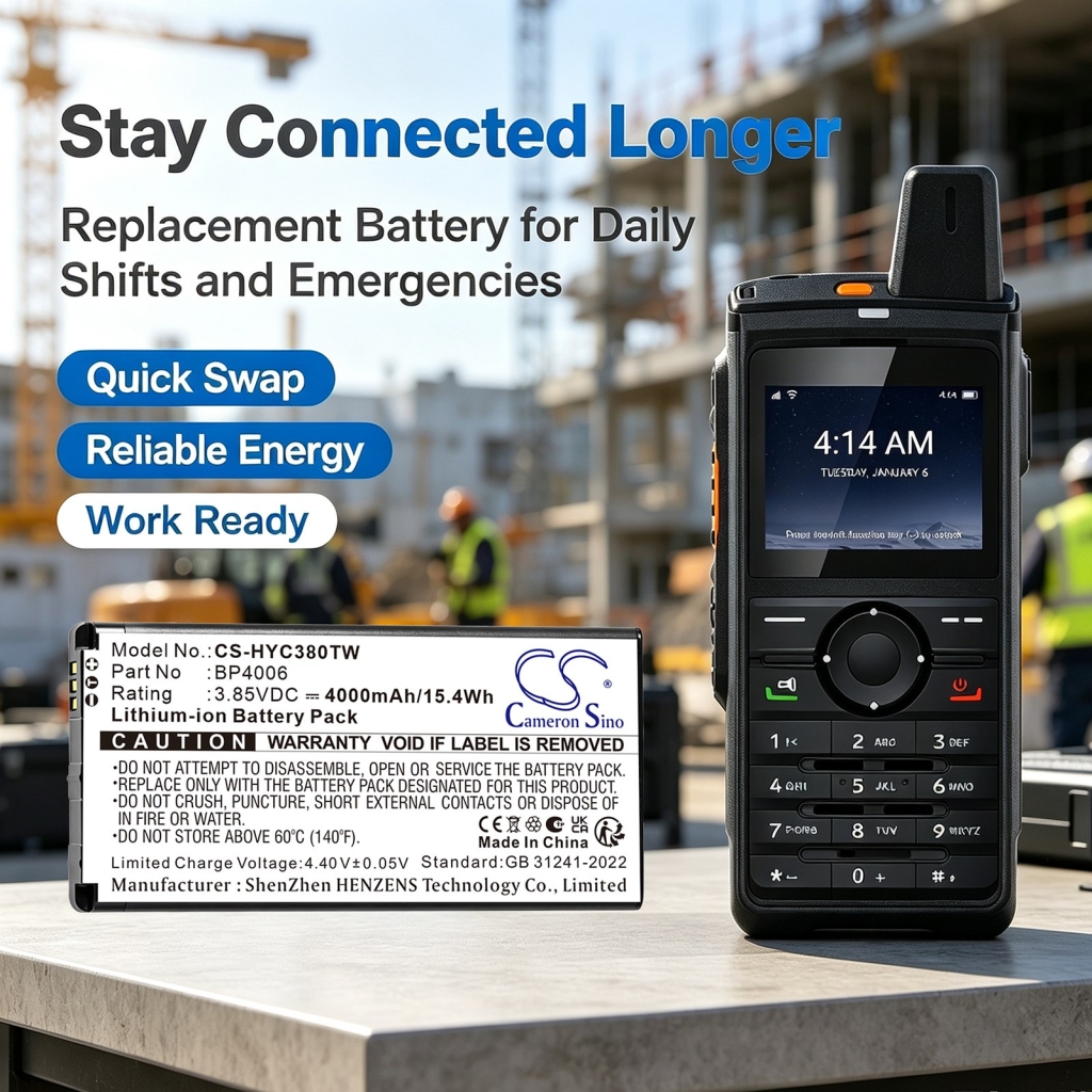 Batteri kompatibel med Hytera CS-HYC380TW