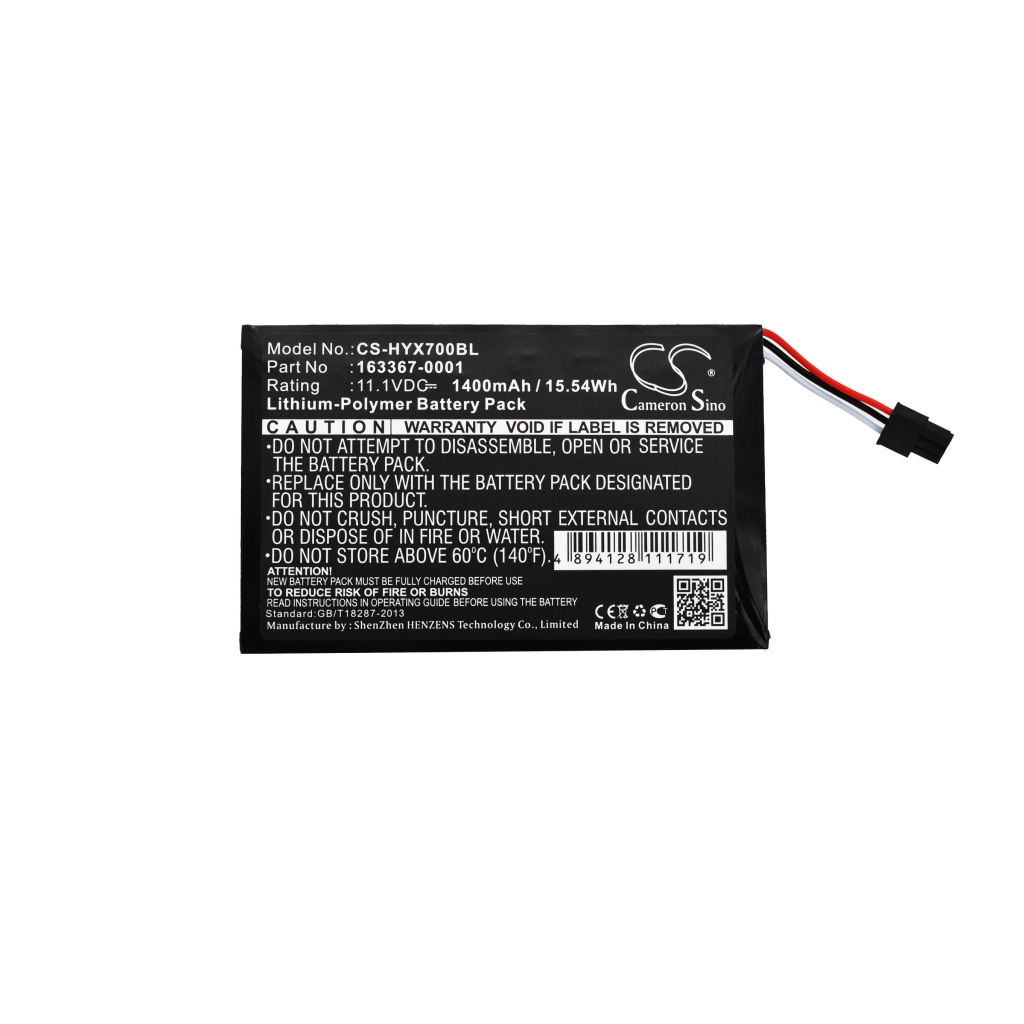 Batterier för skanner Honeywell CS-HYX700BL