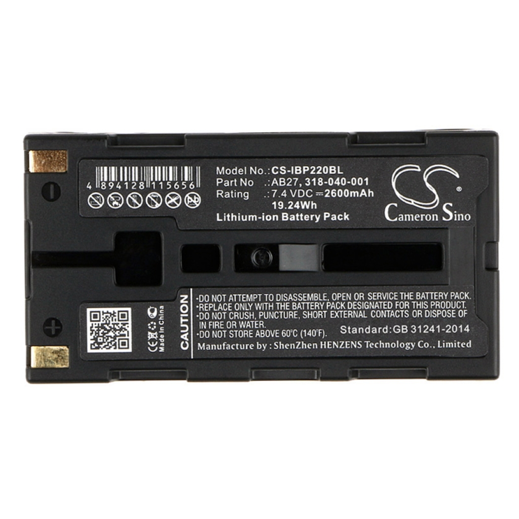 Batterier för skanner Intermec CS-IBP220BL