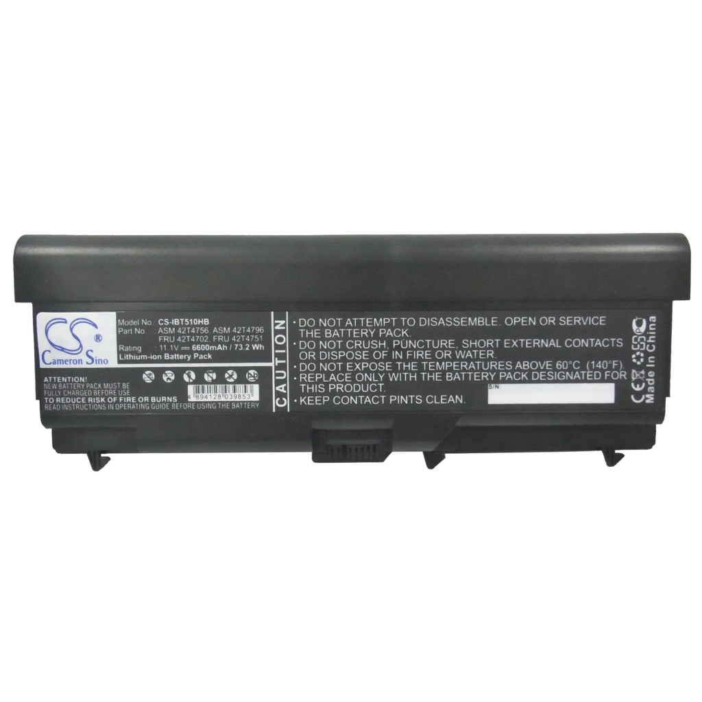 Notebook battery Lenovo ThinkPad W510(4319A29)