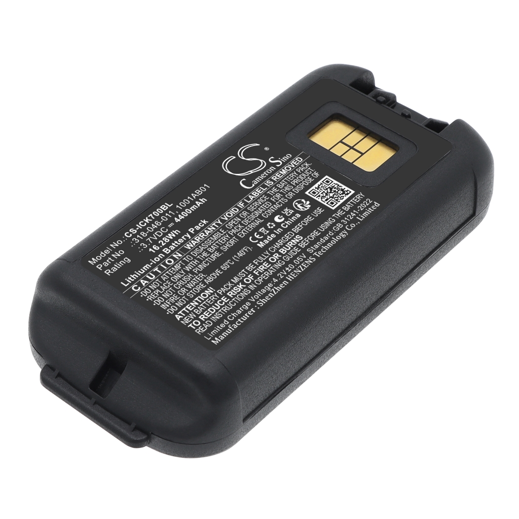 Battery compatible with Intermec CS-ICK700BL