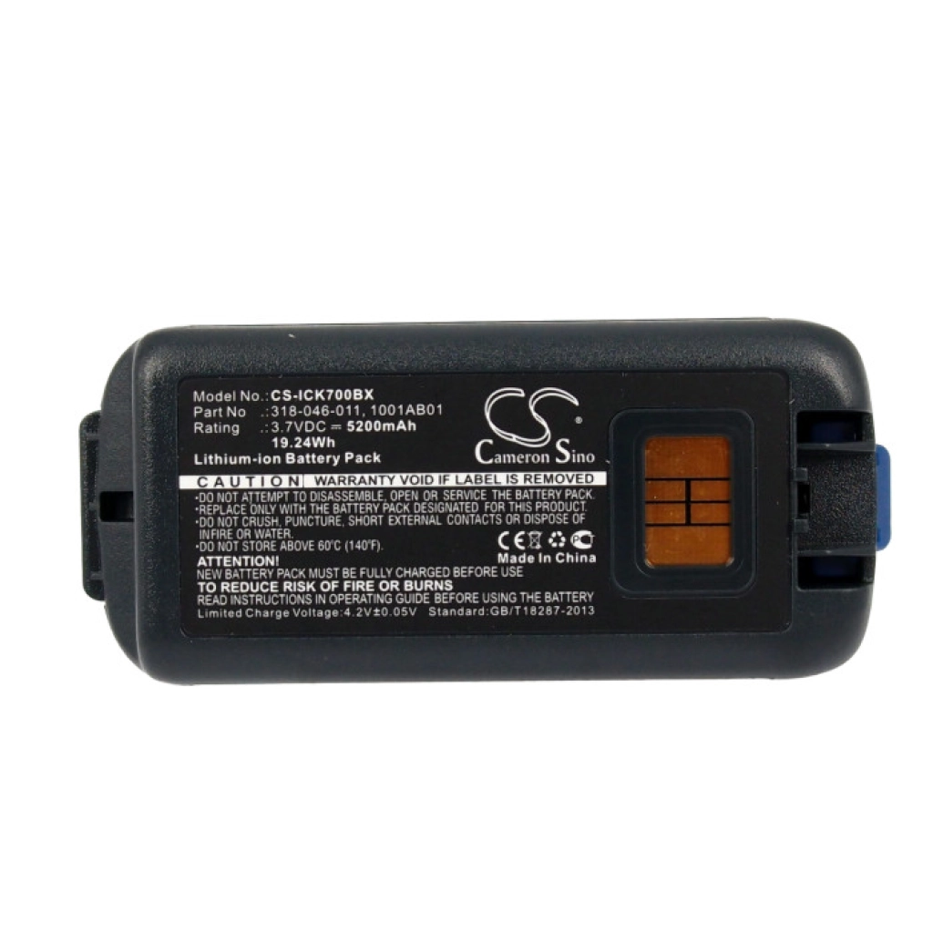 Batterier för skanner Intermec CS-ICK700BX