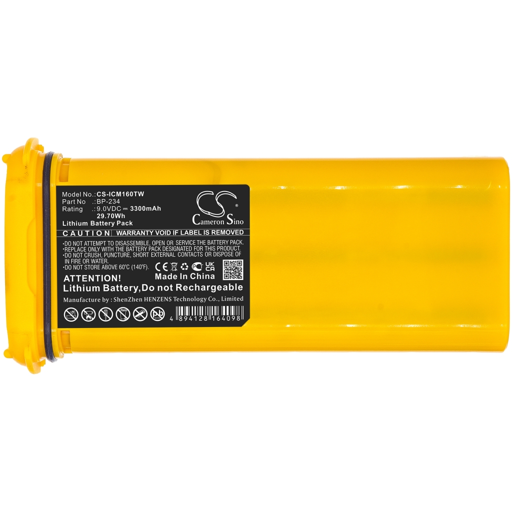 Batterier till radioapparater Icom CS-ICM160TW