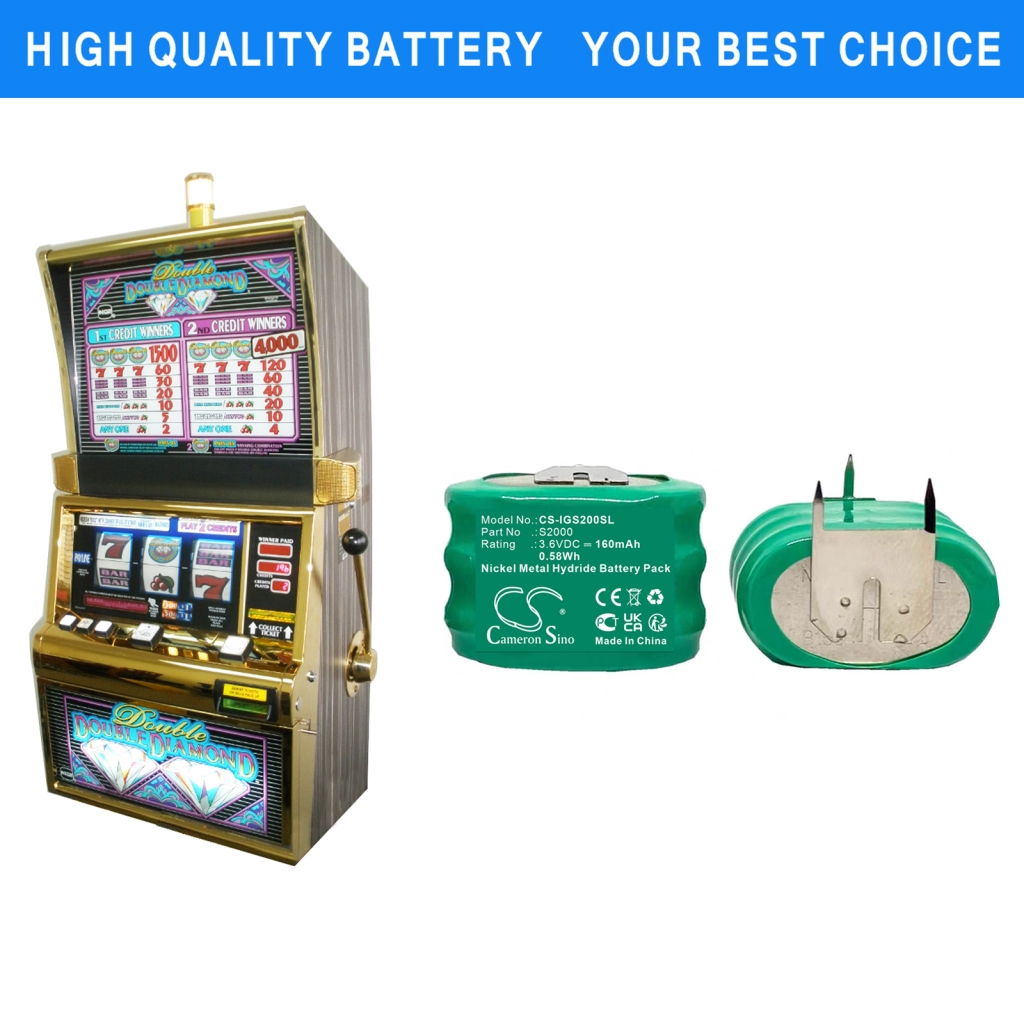 Batterier till spelkonsoler Igt CS-IGS200SL