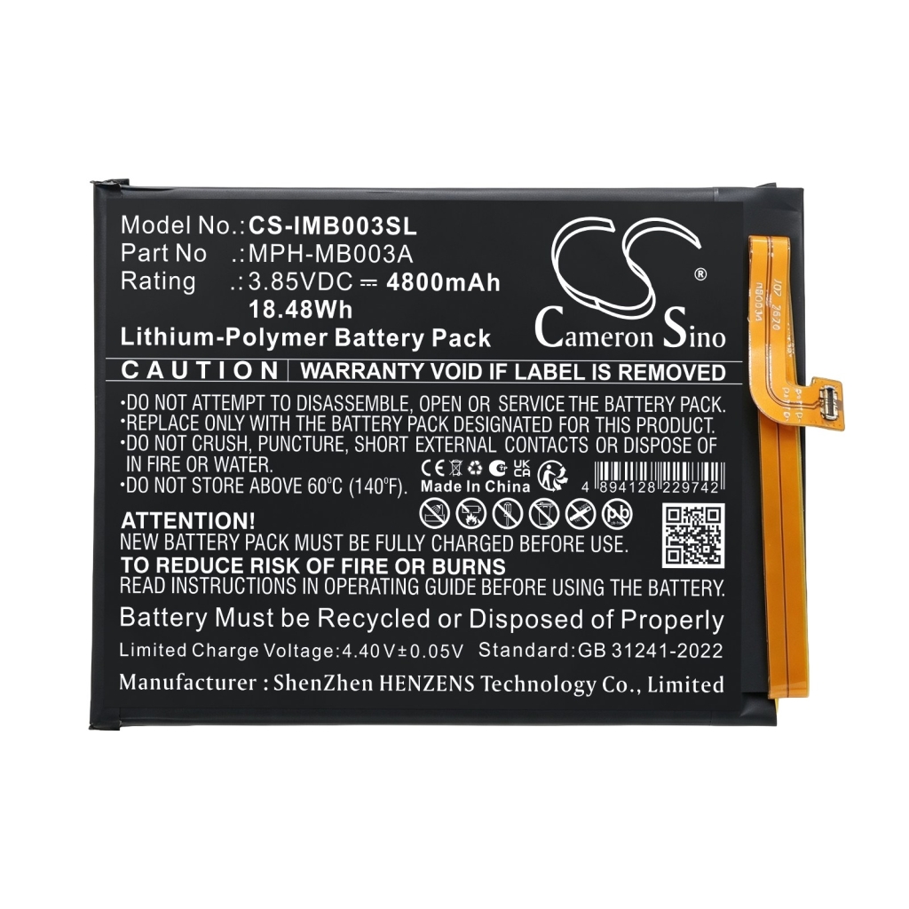 Batteri kompatibel med Idemia CS-IMB003SL