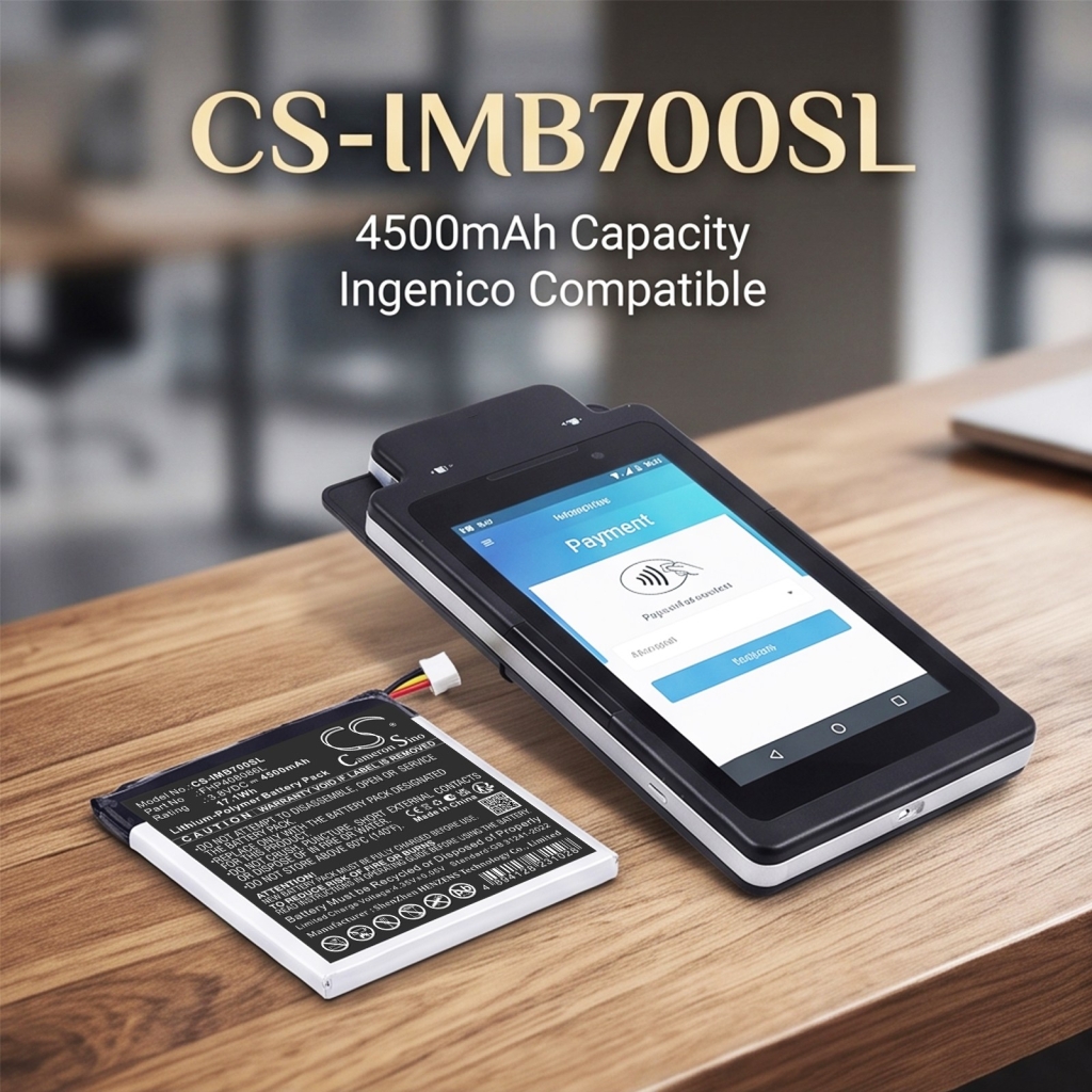 Batteri kompatibel med Ingenico CS-IMB700SL