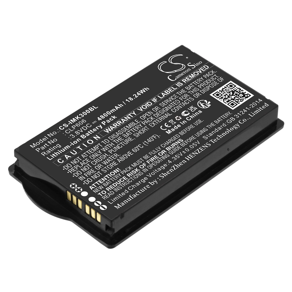 Batterier för skanner Idata CS-IMK300BL