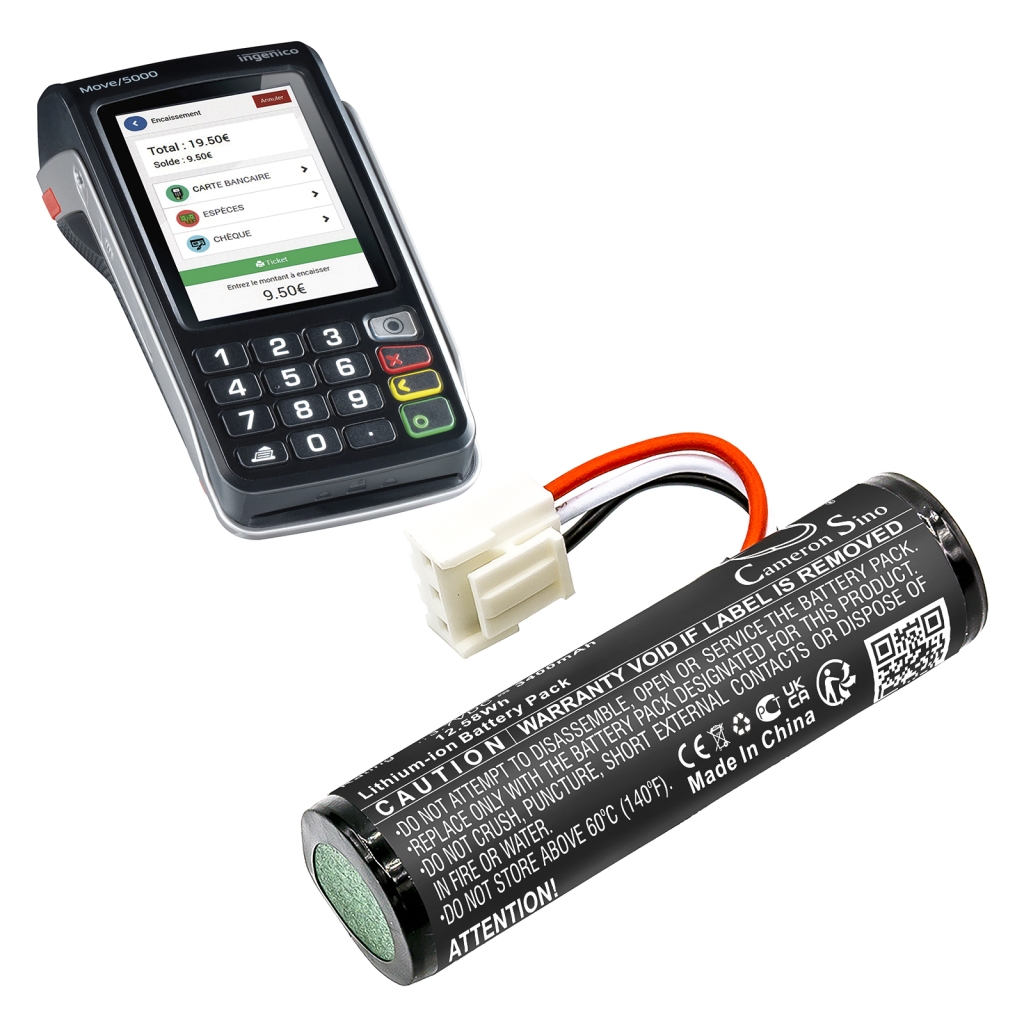 Batterier för betalningsterminaler Ingenico CS-IMV510SL