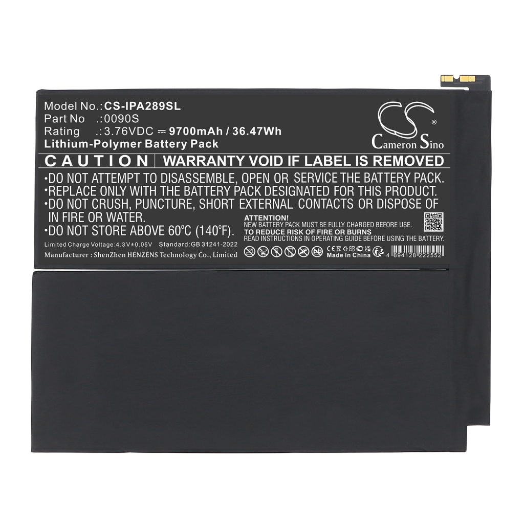 Batterier för surfplattor Apple CS-IPA289SL